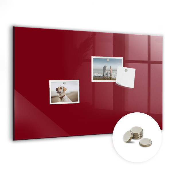 Tableau magnétique enfant Couleur bordeaux