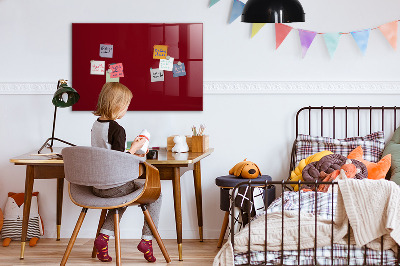 Tableau magnétique enfant Couleur bordeaux