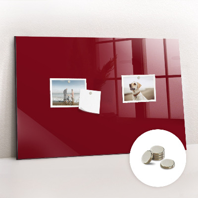 Tableau magnétique enfant Couleur bordeaux