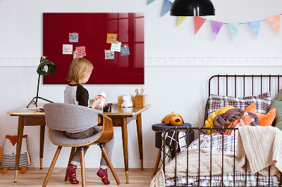 Tableau magnétique enfant Couleur bordeaux