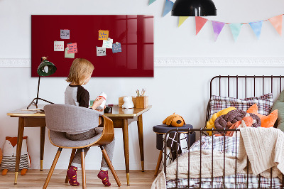 Tableau magnétique enfant Couleur bordeaux