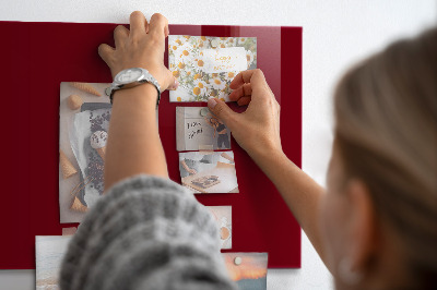 Tableau magnétique enfant Couleur bordeaux