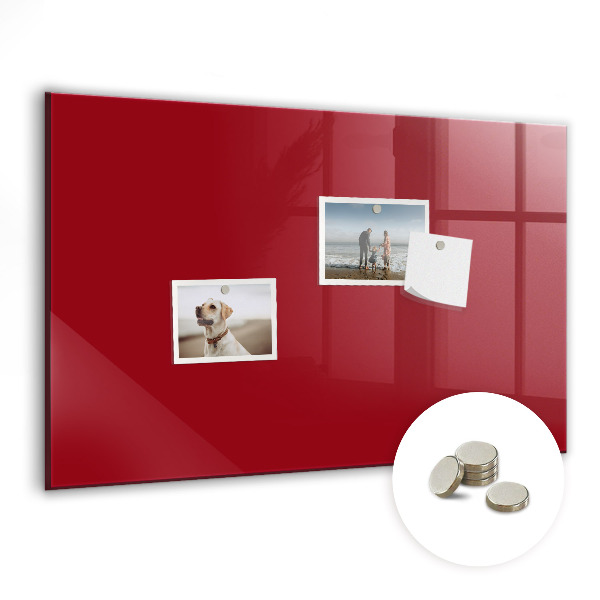 Tableau magnétique enfant Couleur rouge