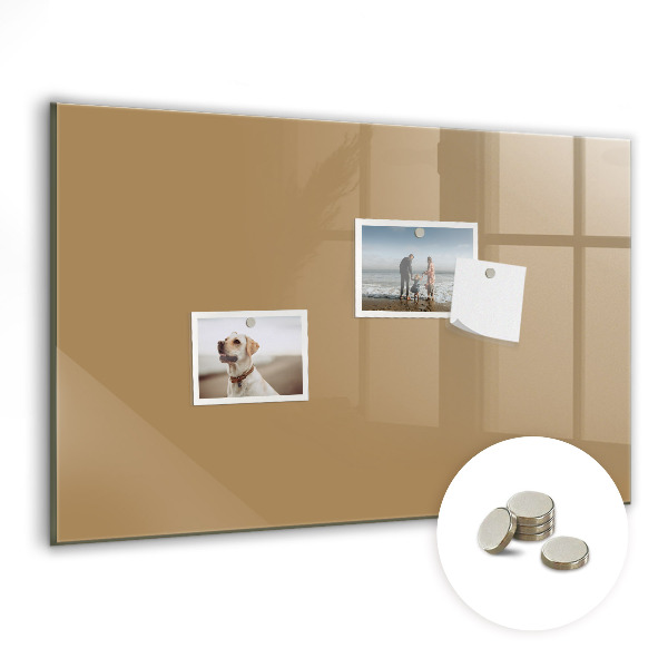 Tableau pour magnet Couleur beige foncé