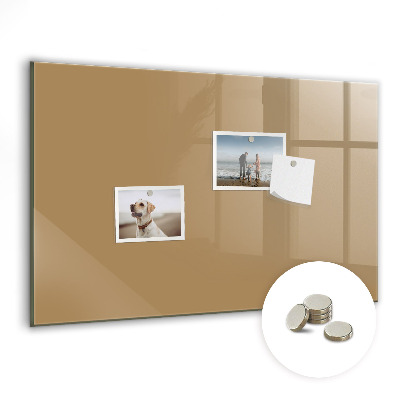 Tableau pour magnet Couleur beige foncé