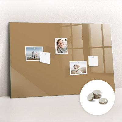 Tableau pour magnet Couleur beige foncé