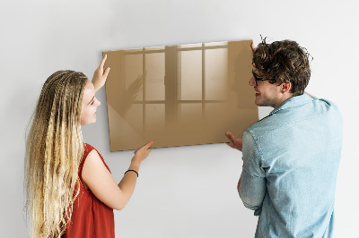 Tableau pour magnet Couleur beige foncé