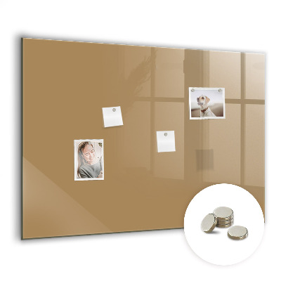 Tableau pour magnet Couleur beige foncé