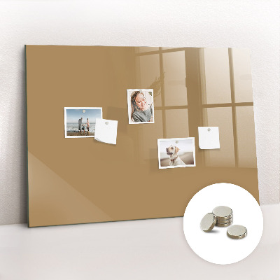 Tableau pour magnet Couleur beige foncé