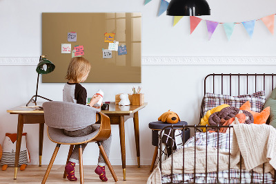 Tableau pour magnet Couleur beige foncé