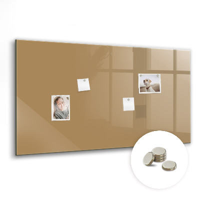 Tableau pour magnet Couleur beige foncé