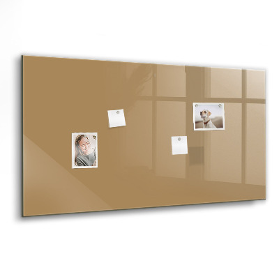 Tableau pour magnet Couleur beige foncé