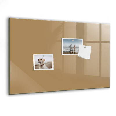 Tableau pour magnet Couleur beige foncé