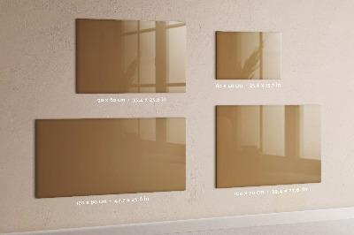 Tableau pour magnet Couleur beige foncé