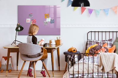 Tableau magnétique enfant Couleur lilas