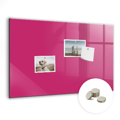 Tableau magnétique enfant Couleur rose intense