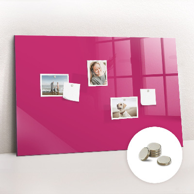 Tableau magnétique enfant Couleur rose intense