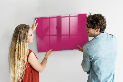 Tableau magnétique enfant Couleur rose intense
