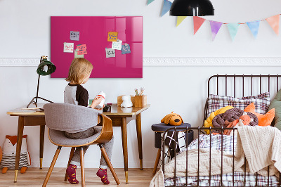 Tableau magnétique enfant Couleur rose intense