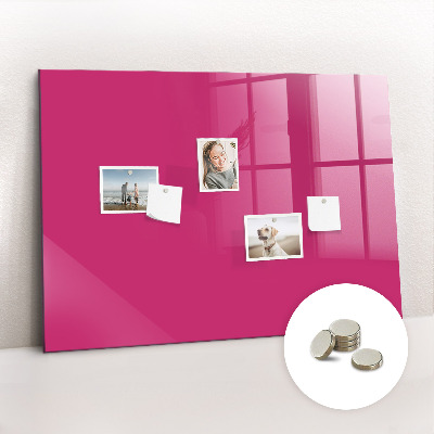 Tableau magnétique enfant Couleur rose intense