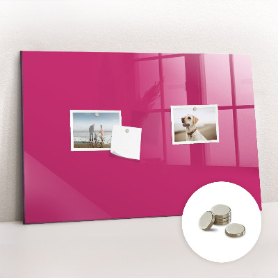 Tableau magnétique enfant Couleur rose intense