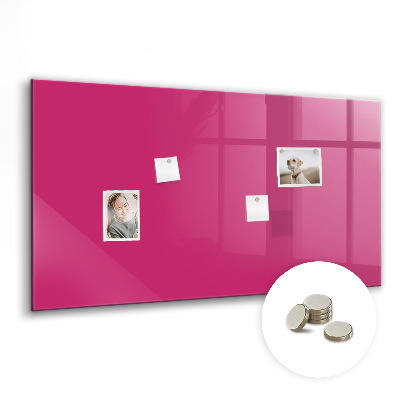 Tableau magnétique enfant Couleur rose intense