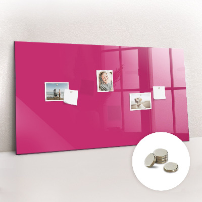 Tableau magnétique enfant Couleur rose intense
