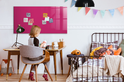 Tableau magnétique enfant Couleur rose intense