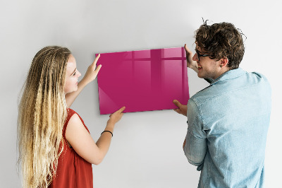 Tableau magnétique enfant Couleur rose intense