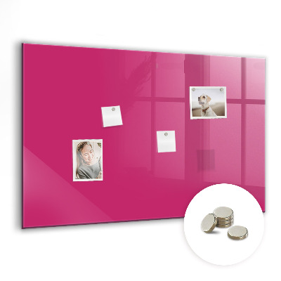 Tableau magnétique enfant Couleur rose intense