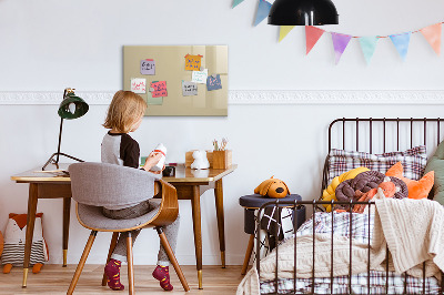 Tableau magnétique enfant Couleur beige