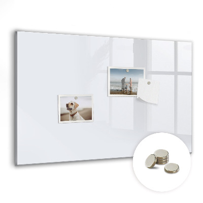 Tableau mural magnétique Couleur : blanc foncé