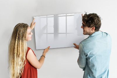 Tableau mural magnétique Couleur : blanc foncé