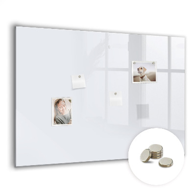 Tableau mural magnétique Couleur : blanc foncé