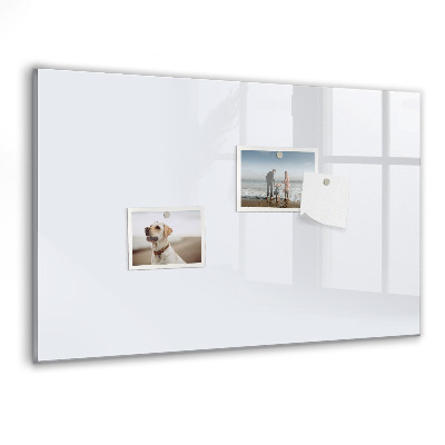 Tableau mural magnétique Couleur : blanc foncé