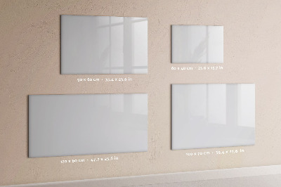 Tableau mural magnétique Couleur : blanc foncé