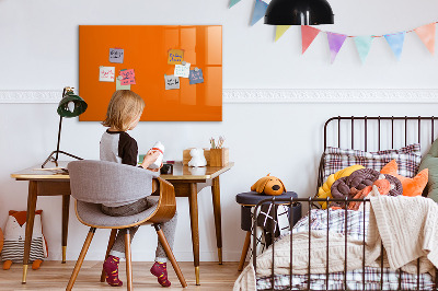 Tableau magnétique enfant Couleur orange