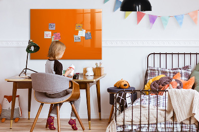 Tableau magnétique enfant Couleur orange
