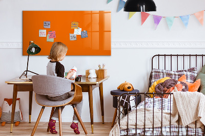 Tableau magnétique enfant Couleur orange