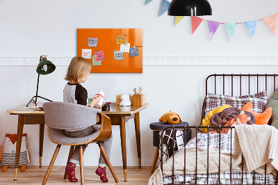Tableau magnétique enfant Couleur orange