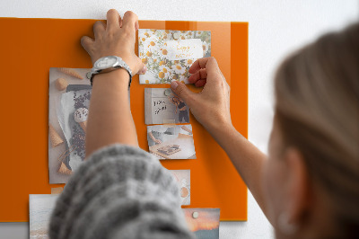 Tableau magnétique enfant Couleur orange