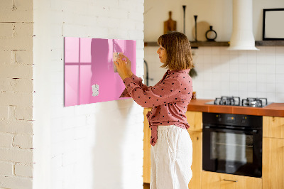 Tableau magnétique enfant Couleur rose