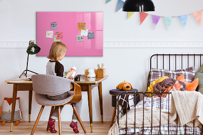 Tableau magnétique enfant Couleur rose