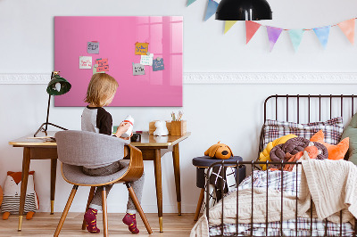 Tableau magnétique enfant Couleur rose