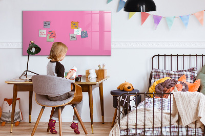 Tableau magnétique enfant Couleur rose