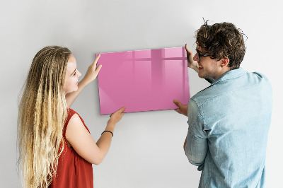 Tableau magnétique enfant Couleur rose