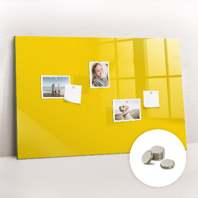 Tableau magnétique enfant Couleur jaune clair