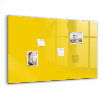 Tableau magnétique enfant Couleur jaune clair