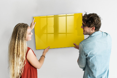 Tableau magnétique enfant Couleur jaune clair