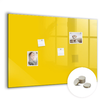 Tableau magnétique enfant Couleur jaune clair